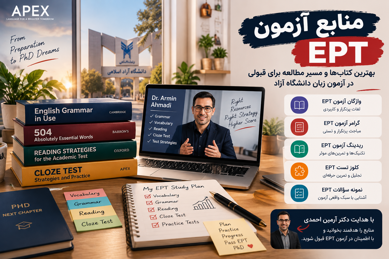 منابع آزمون EPT