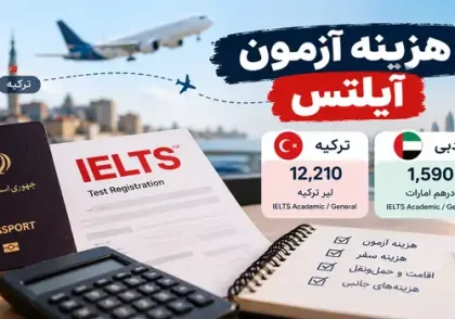 هزینه آزمون آیلتس