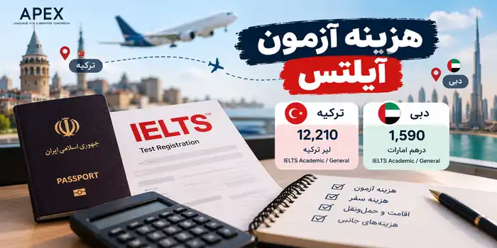 هزینه آزمون آیلتس