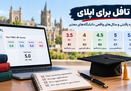 نمره تافل برای اپلای